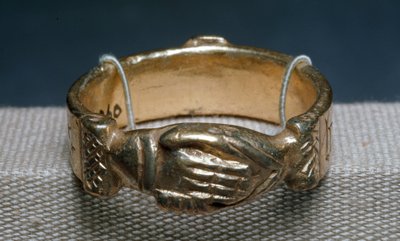 Sojusz ślubny. Ze Szkocji. XV wiek. Muzeum Londynu, Wiktorii i Alberta autorstwa Scottish School