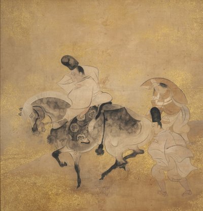 Przeprawa w Sano autorstwa studio of Tawaraya Sōtatsu