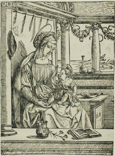 Dziewica z Dzieciątkiem autorstwa the Elder Hans Burgkmair