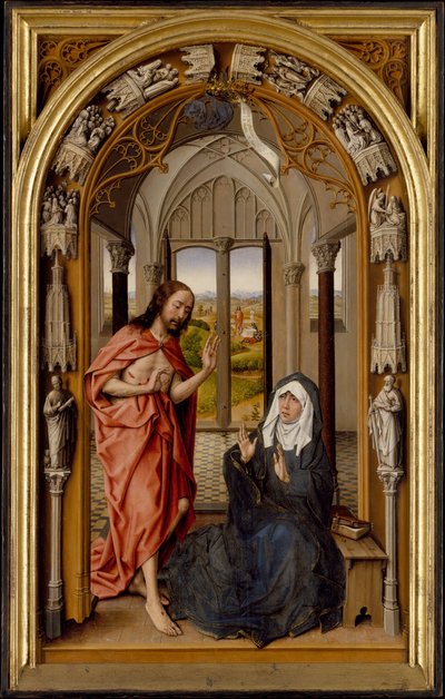 Chrystus ukazujący się swojej Matce, ca. 1496. autorstwa the Elder Juan de Flandes