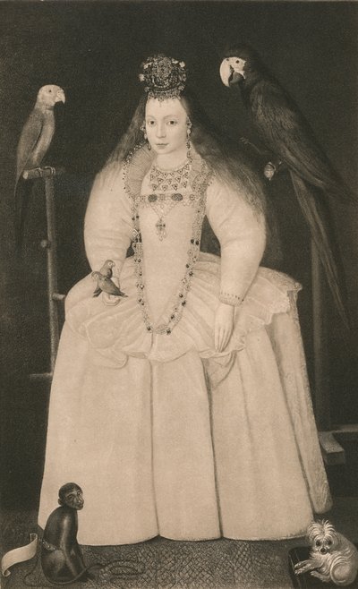 „Arabella Stewart”, ok. XVI w., 1904 r. autorstwa the Younger Marcus Gheeraerts