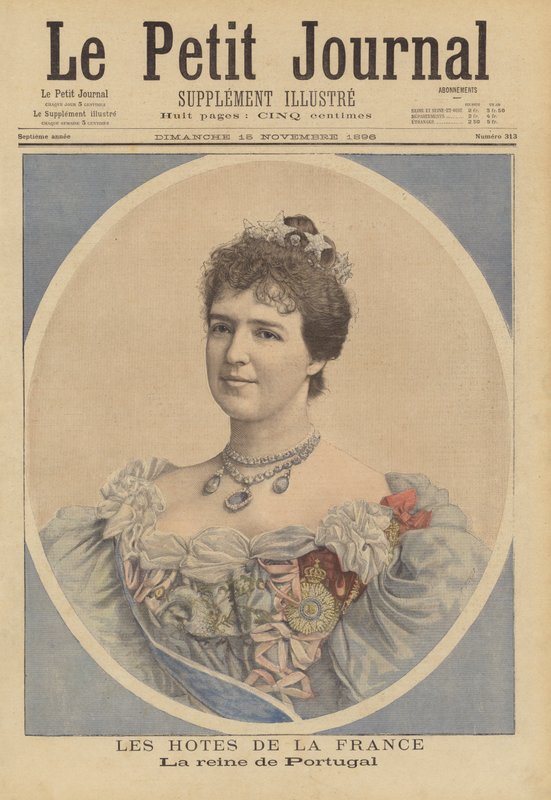 Goście Francji: Królowa Portugalii autorstwa French School