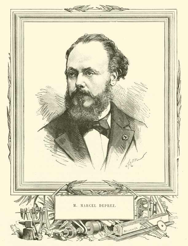 M Marcel Deprez autorstwa French School
