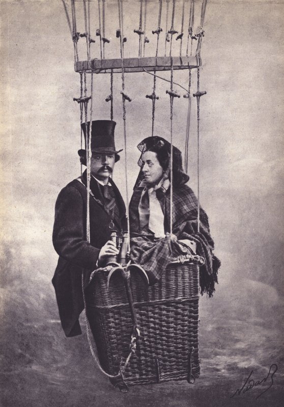 Nadar, francuski fotograf i aeronauta (zdjęcie czarno-białe) autorstwa (1820 1910) (after) Nadar