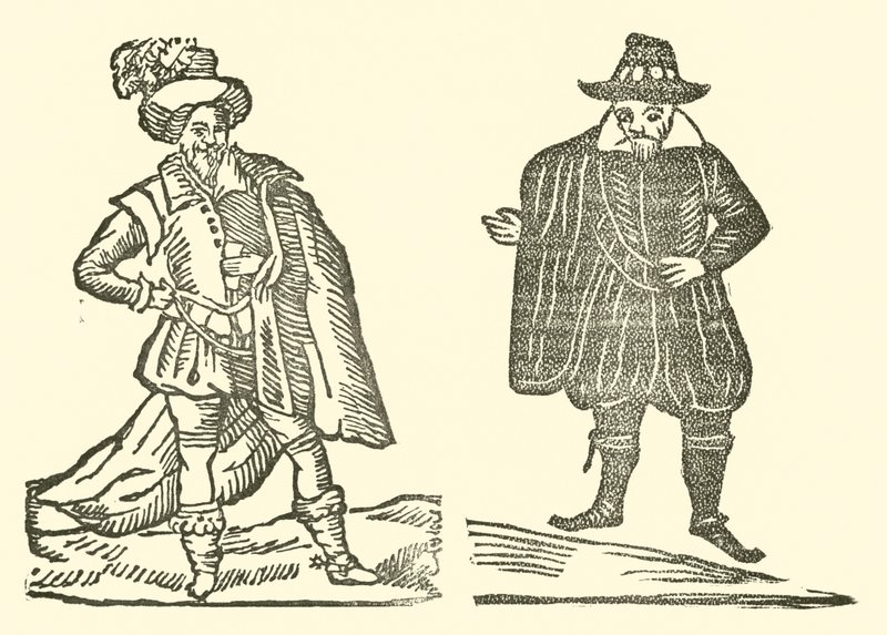 Ilustracja do Ballad Roxburghe (drzeworyt) autorstwa (after) English School