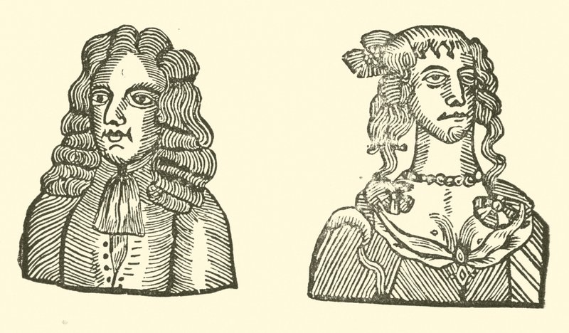 Ilustracja do Ballad Roxburghe (drzeworyt) autorstwa (after) English School