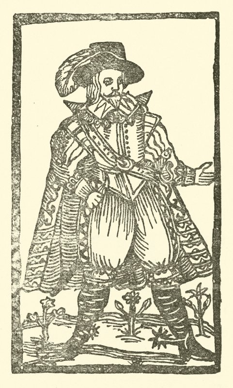 Ilustracja do Ballad Roxburghe (drzeworyt) autorstwa (after) English School