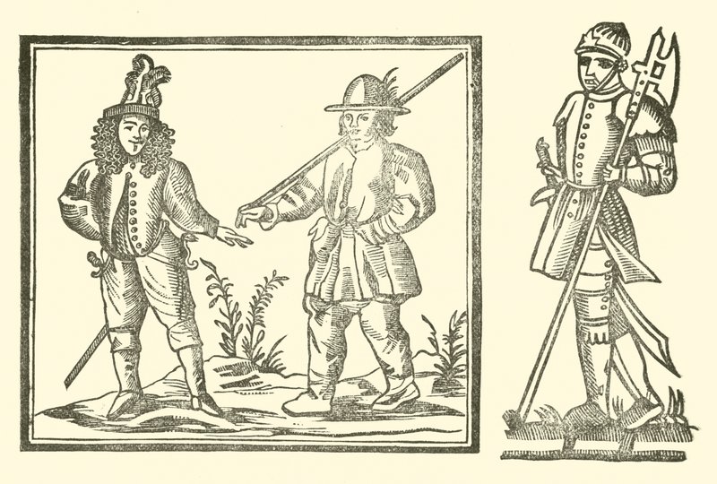 Ilustracja do Ballad Roxburghe (drzeworyt) autorstwa (after) English School