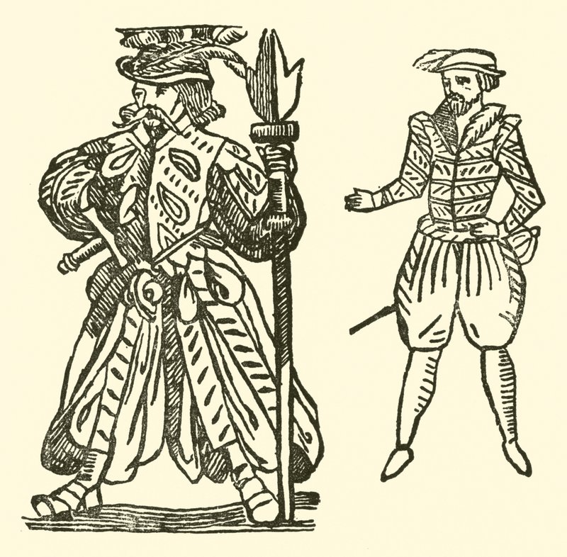 Ilustracja do Ballad Roxburghe (drzeworyt) autorstwa (after) English School