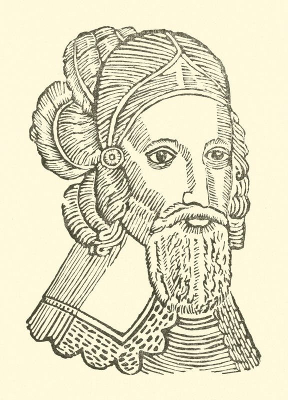 Ilustracja do Ballad Roxburghe (drzeworyt) autorstwa (after) English School