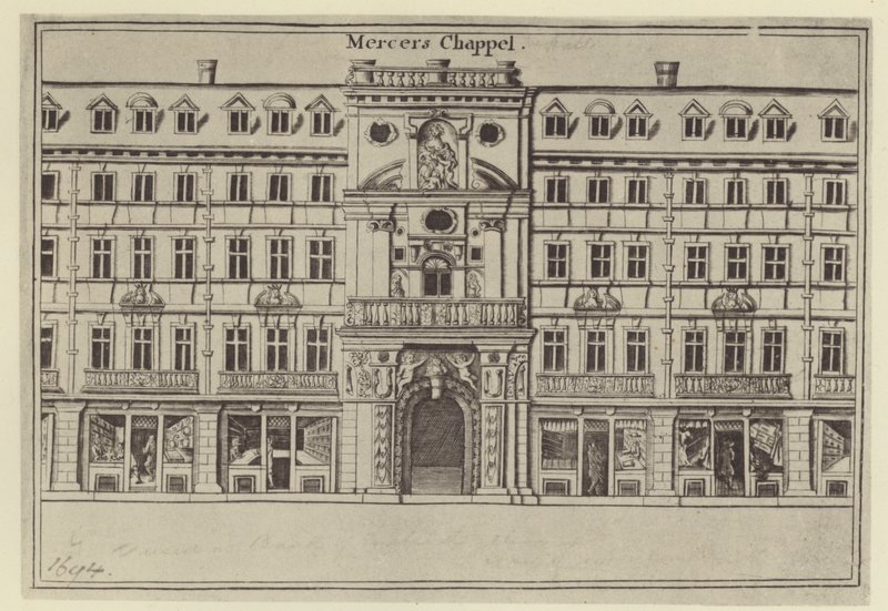 Kaplica Błagańców, ok. 1694 (lito) autorstwa (after) English School