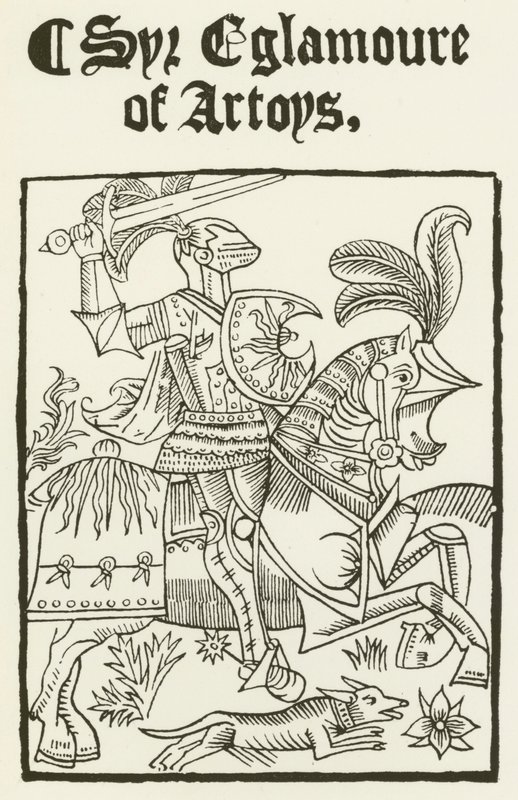 Sir Eglamoure Of Artoys (grawerowanie) autorstwa (after) English School