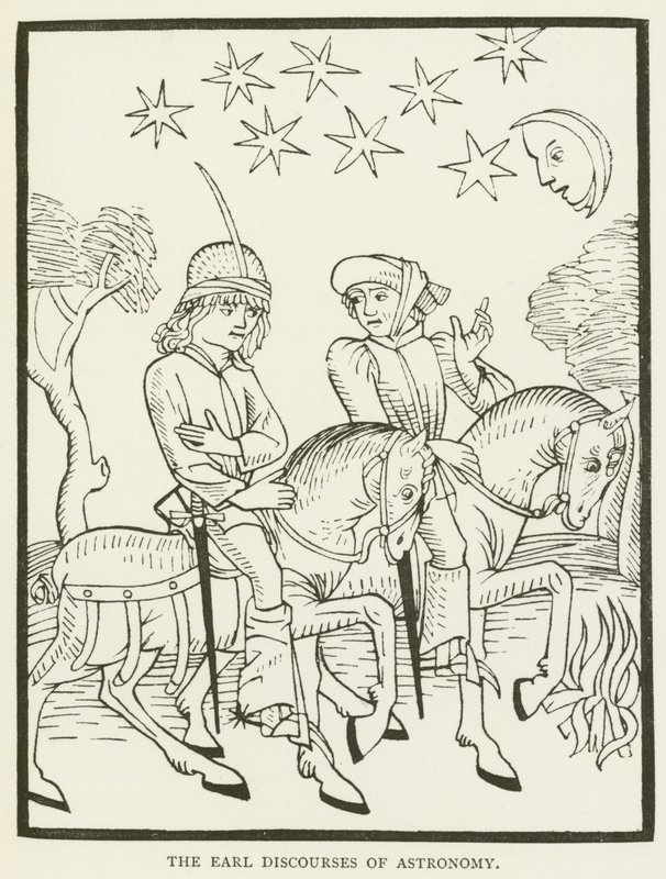Hrabiowie dyskursy astronomiczne (grafika) autorstwa (after) English School