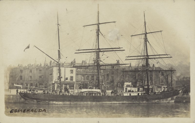 Esmeralda, Bristol (czarno-białe zdjęcie) autorstwa (after) English photographer
