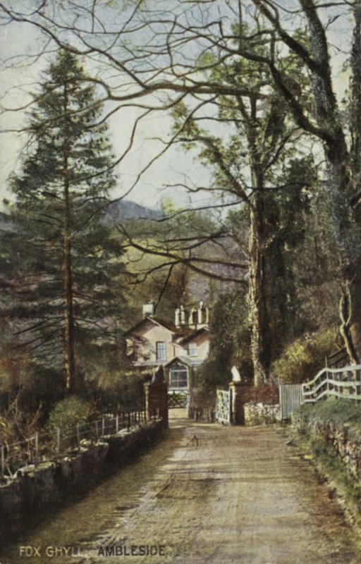 Fox Ghyll, Ambleside, Kraina Jezior (kolorowe zdjęcie) autorstwa (after) English photographer
