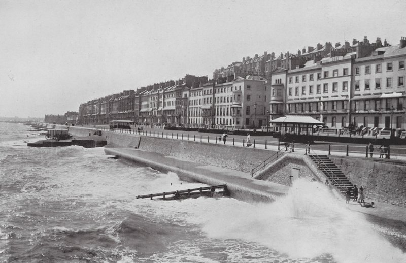 St Leonards-on-Sea (zdjęcie czarno-białe) autorstwa (after) English photographer