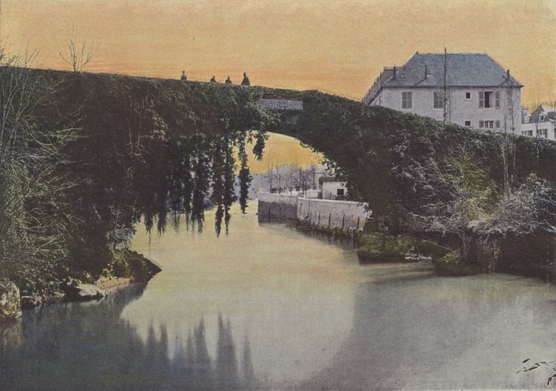 Betharram, Le Pont (kolorowe zdjęcie) autorstwa (after) French Photographer