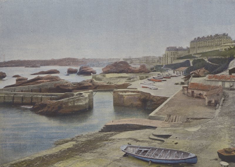 Biarritz, Port-Vieux (kolorowe zdjęcie) autorstwa (after) French Photographer