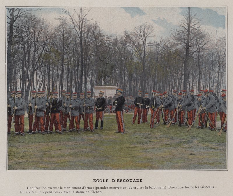 Szkoła Squad (kolorowe zdjęcie) autorstwa (after) French Photographer