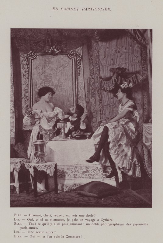 W prywatnej praktyce (zdjęcie czarno-białe) autorstwa (after) French Photographer