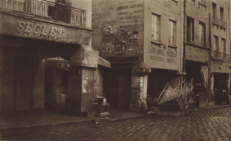 Fragment filarów Halles (zdjęcie czarno-białe) autorstwa (after) French Photographer