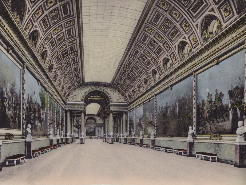 Galerie des Batailles, Battle Gallery (kolorowe zdjęcie) autorstwa (after) French Photographer
