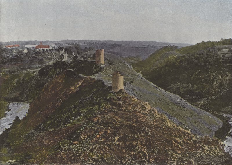 La Creuse między Gargilesse i Crozant (kolorowe zdjęcie) autorstwa (after) French Photographer