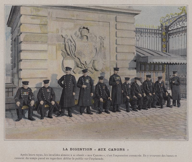 La Digestion "aux Canons" (zdjęcie kolorowane) autorstwa (after) French Photographer