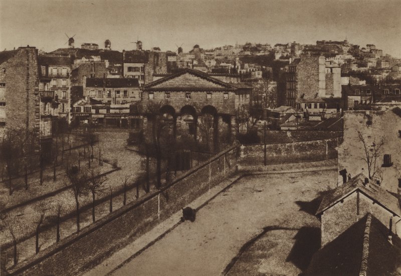 Bariera Clichy (zdjęcie czarno-białe) autorstwa (after) French Photographer