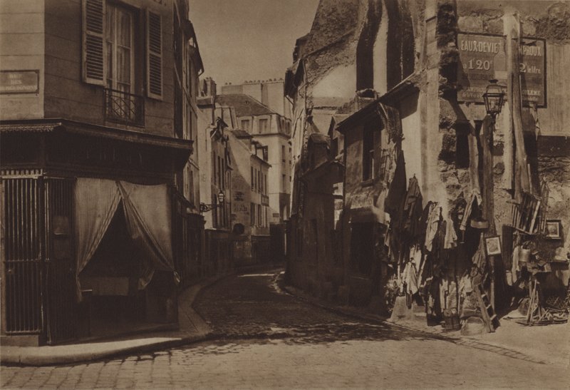 Rue de Lourcine (zdjęcie czarno-białe) autorstwa (after) French Photographer