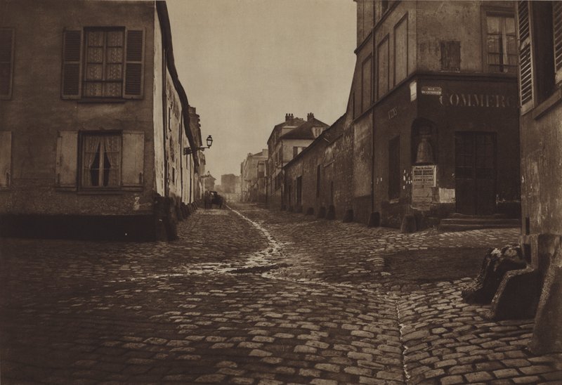Rue du Cendrier, dzielnica Saint-Marcel (zdjęcie czarno-białe) autorstwa (after) French Photographer
