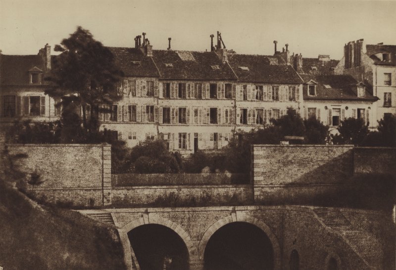 Stary tunel Batignolles (zdjęcie czarno-białe) autorstwa (after) French Photographer
