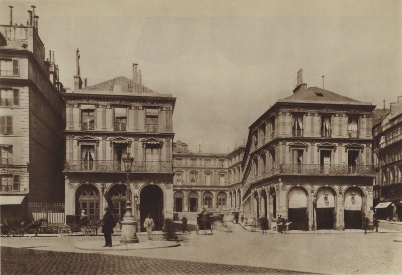 Stary dworzec Saint-Lazare (zdjęcie czarno-białe) autorstwa (after) French Photographer