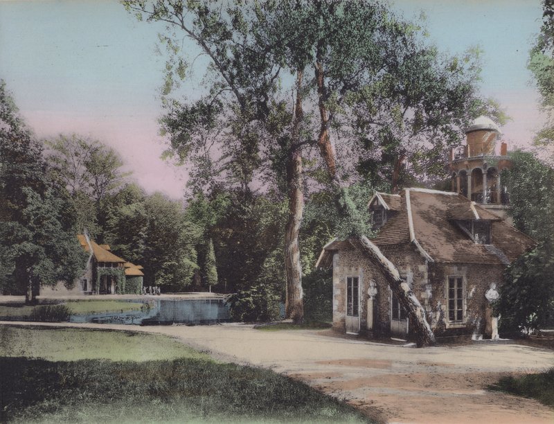 Wioska Królowej, Mleczarnia, Wioska Królowej, Mleczarnia (kolorowe zdjęcie) autorstwa (after) French Photographer