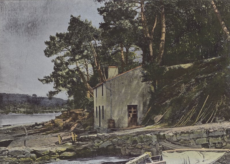 Jezioro w Auray (kolorowe zdjęcie) autorstwa (after) French Photographer