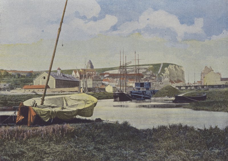 Le Treport (kolorowe zdjęcie) autorstwa (after) French Photographer
