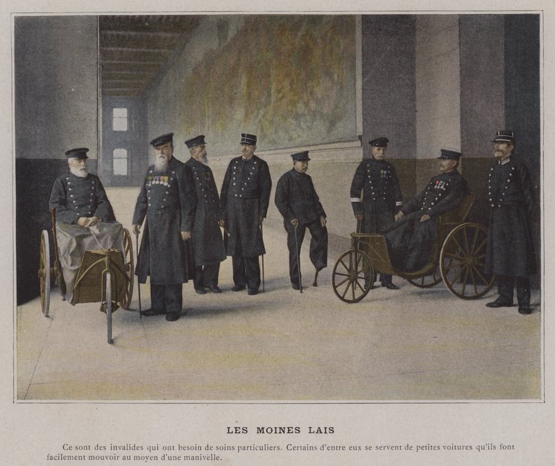 Les Moines Lais (kolorowe zdjęcie) autorstwa (after) French Photographer