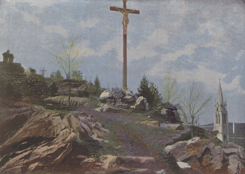 Lourdes, Le Calvaire (kolorowe zdjęcie) autorstwa (after) French Photographer