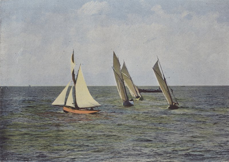 Marsylia, Les Regates (kolorowe zdjęcie) autorstwa (after) French Photographer