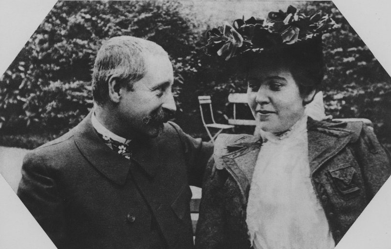 Pan i Pani Steinheil (zdjęcie czarno-białe) autorstwa (after) French Photographer