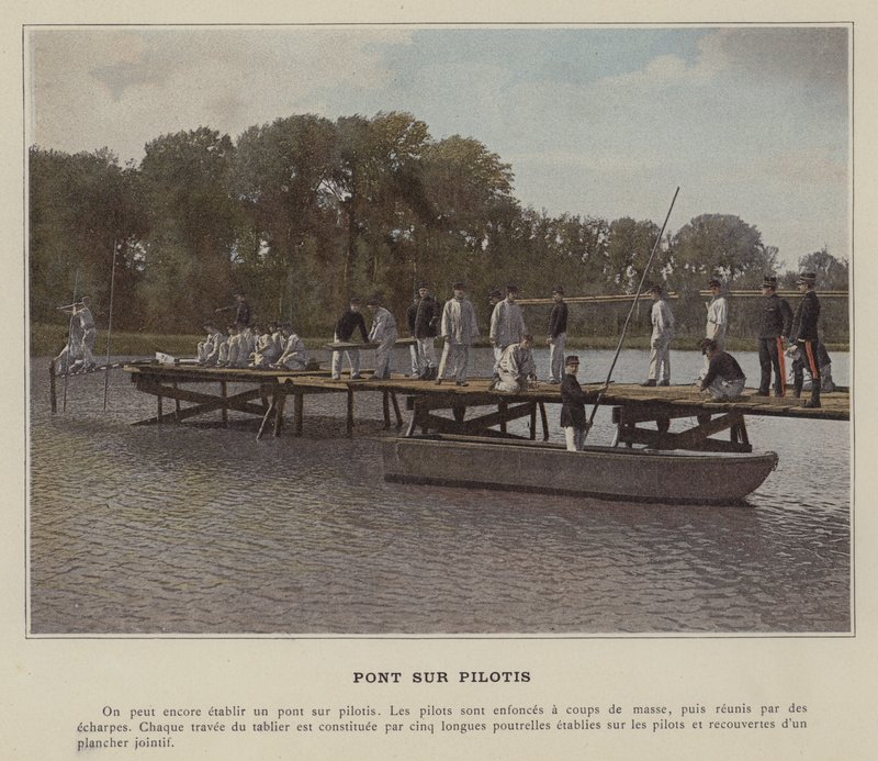 Most nad wodą (zdjęcie kolorowe) autorstwa (after) French Photographer
