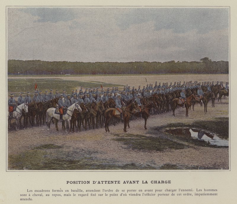 Pozycja oczekiwania przed załadunkiem (kolorowe zdjęcie) autorstwa (after) French Photographer