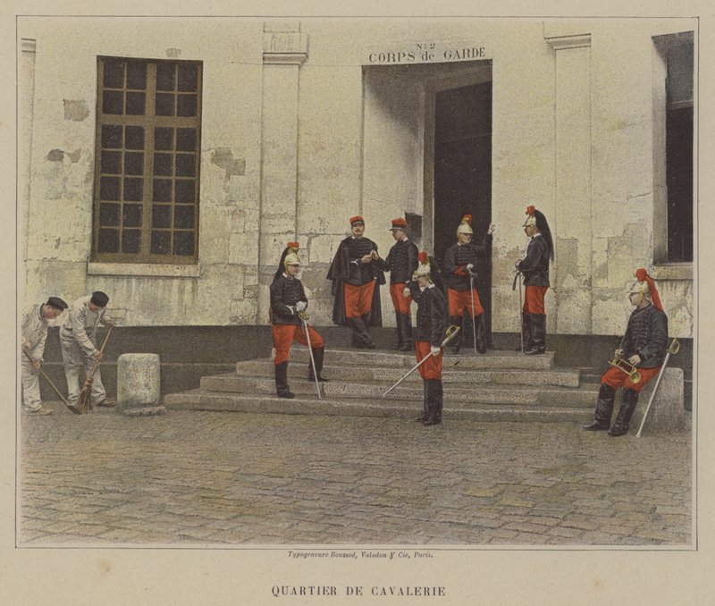 Dzielnica Kawalerii (kolorowe zdjęcie) autorstwa (after) French Photographer