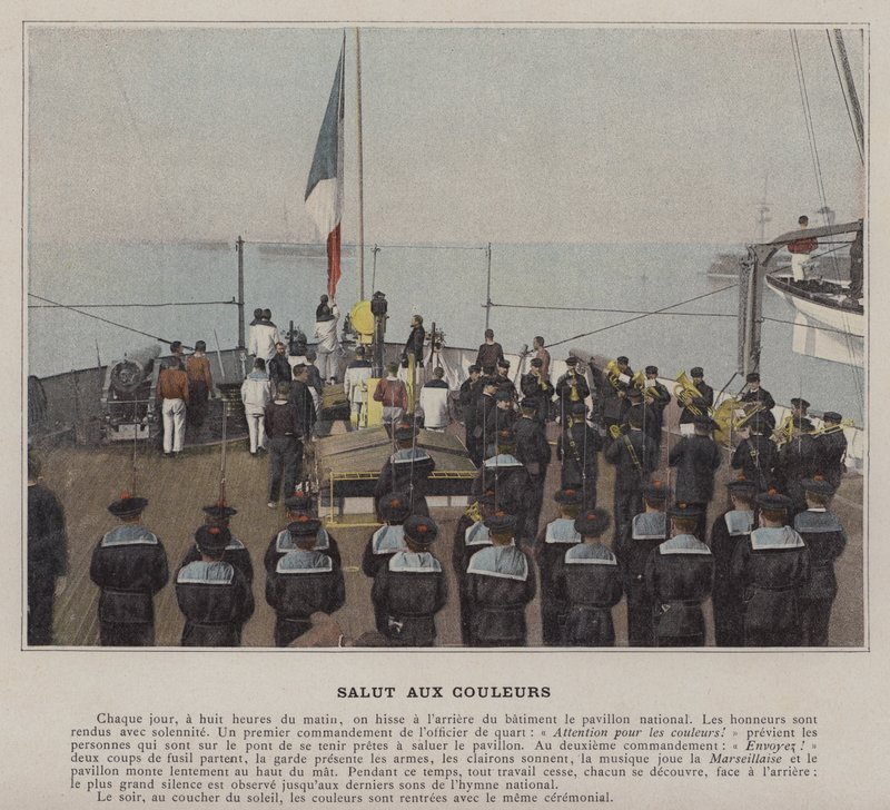 Salut aux Couleurs (kolorowe zdjęcie) autorstwa (after) French Photographer