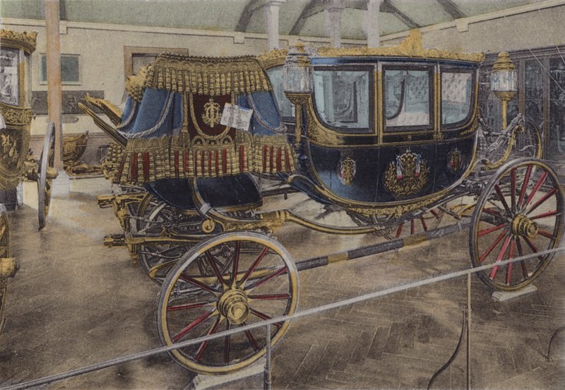 Voiture du Czar, Powóz Czarów (zdjęcie kolorowe) autorstwa (after) French Photographer
