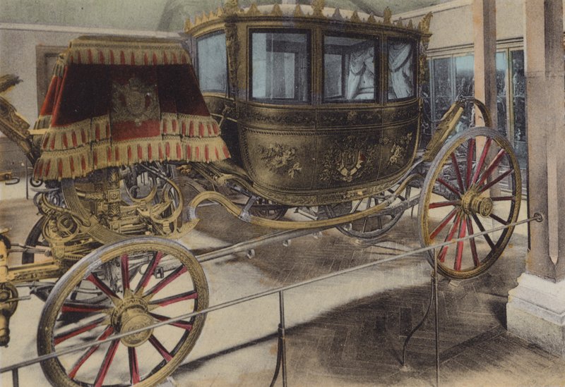 Voiture du Mariage de Napoleon III, Kareta z wesela Napoleona III (zdjęcie kolorowe) autorstwa (after) French Photographer
