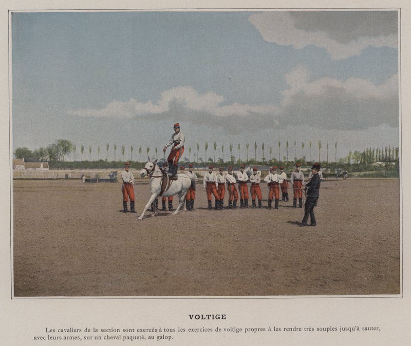 Voltige (kolorowe zdjęcie) autorstwa (after) French Photographer