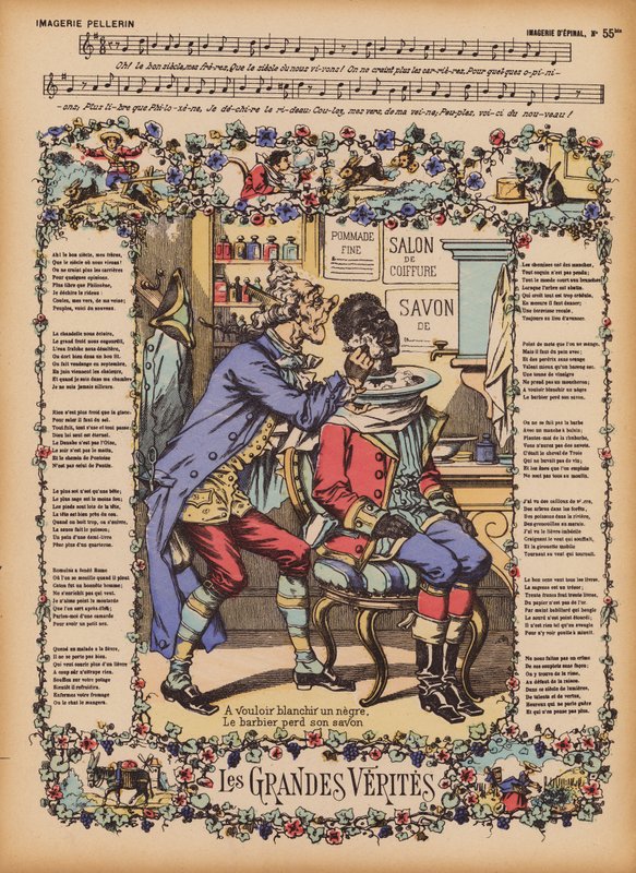 Les Grandes Verites (kolorowy grawerunek) autorstwa (after) French School