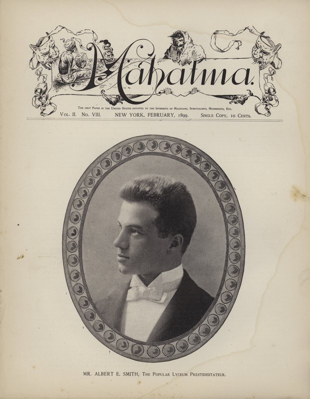 Albert E Smith, Popularne Liceum Prestidigitateur autorstwa American School