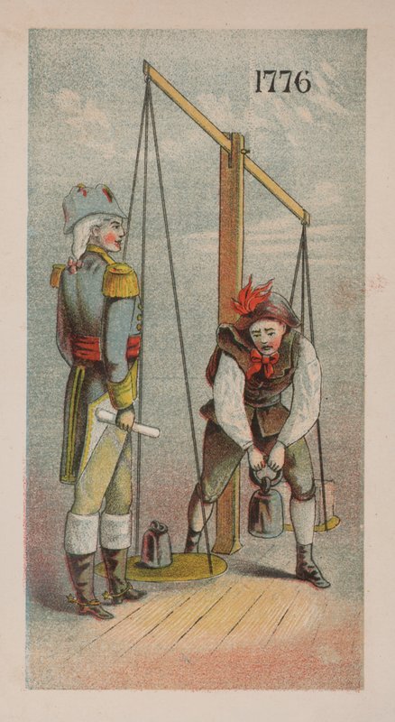 Rewolucja amerykańska, 1776 autorstwa American School